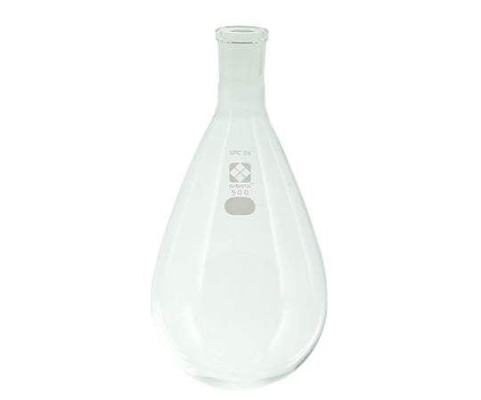 1-7084-05 SPCなす形フラスコ 500mL 030120-24500