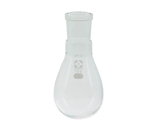 1-7085-02 SPCなす形フラスコ 100mL 030120-29100