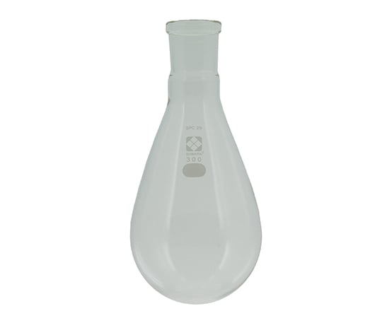 1-7085-04 SPCなす形フラスコ 300mL 030120-29300