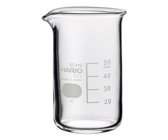柴田科学1-7116-01トールビーカー(目安目盛付き)1004-506A50mL【1個】(as1-1-7116-01)