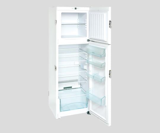1-7127-16 庫内防爆冷凍冷蔵庫（冷凍：-15℃以下／冷蔵：+2～+9℃、冷凍：76L／冷蔵：236L） CT-3316