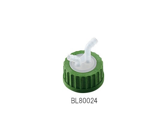1-7395-01 ねじ口瓶用キャップ（軟質チューブ用・GL45用） 2ポート BL80024
