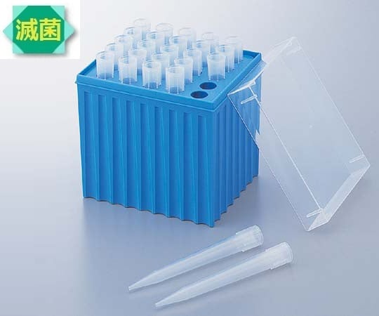 【滅菌】エスエスアイ1-7398-02ピペットチップ４５１１－Ｓ０２５本／滅菌ラック×１０ラック【1箱(25本×10ラック入)】(as1-1-7398-02)