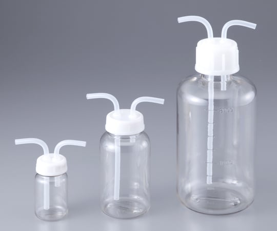 1-7404-02 ガス洗浄瓶 2000mL （PC製） 細口タイプ