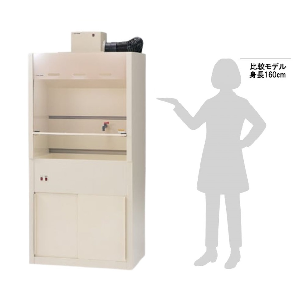 1-7628-11 コンパクトドラフト（PVC製）セット 排気量調整機能付ファン