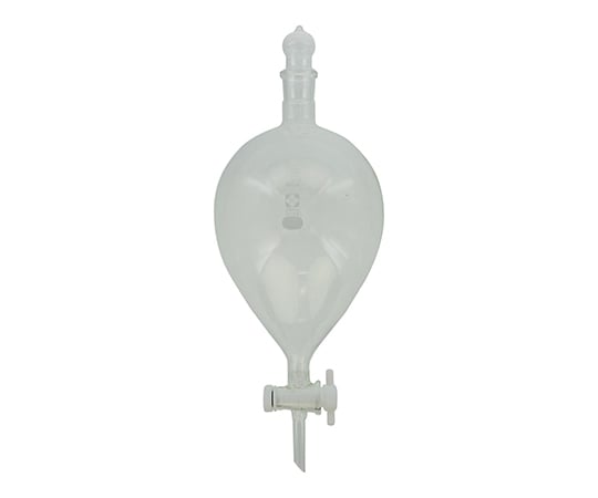 1-7797-08 SPC分液スキーブ型ロート PTFEコック付 3000mL 031240-3000