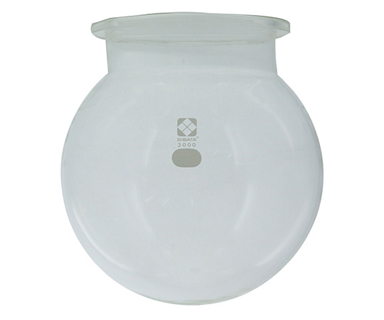 柴田科学1-7800-03セパラブルフラスコ丸形（平面摺合タイプ）3000mLφ200mm【1個】(as1-1-7800-03)