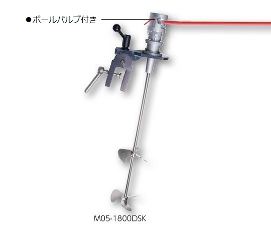 エアー撹拌機 0〜700rpm 無段階 M03-700S (1-787-02)-