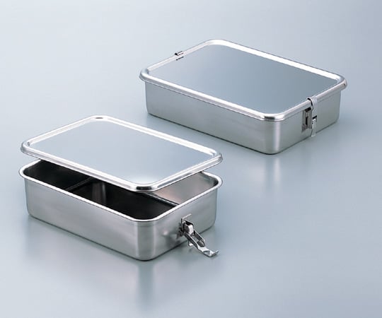 丸山ステンレス1-7943-04フック付コンテナ（405×283×93mm）【1個】(as1-1-7943-04)