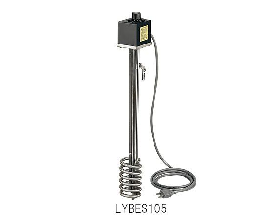1-8024-14 サーモスタット付投込みヒーター 高耐蝕性ステンレス 500W LYBES105