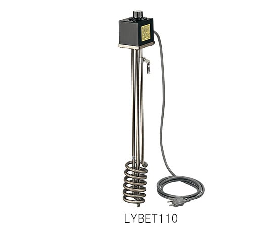 1-8024-21 サーモスタット付投込みヒーター 特殊耐蝕鋼チタン 1kW LYBET110