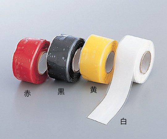 1-8089-03シリコントミーテープ（自己融着タイプ）２５ｍｍ×３ｍ黄【1巻】(as1-1-8089-03)