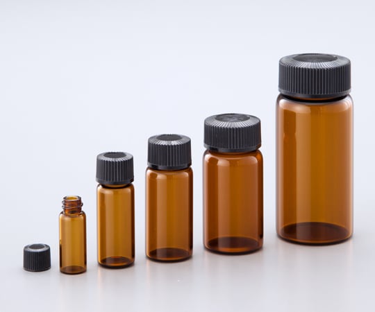 マルエム1-8129-04マイティーバイアルNo.15mL100本入茶【1箱(100本入)】(as1-1-8129-04)