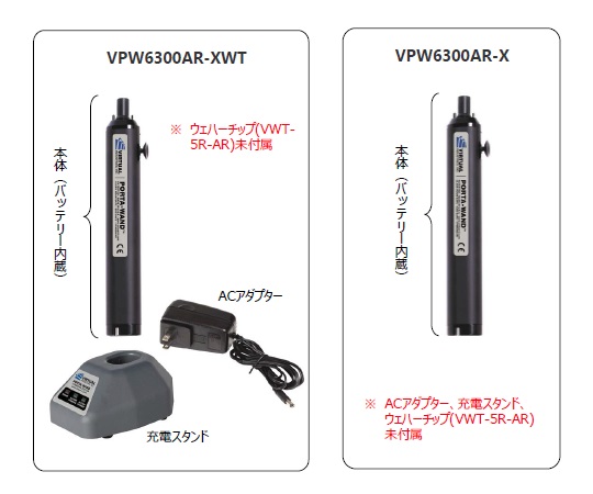 ウェハー用真空ピンセット　バッテリー一体タイプ・VIRTUAL　VPW6300AR-X