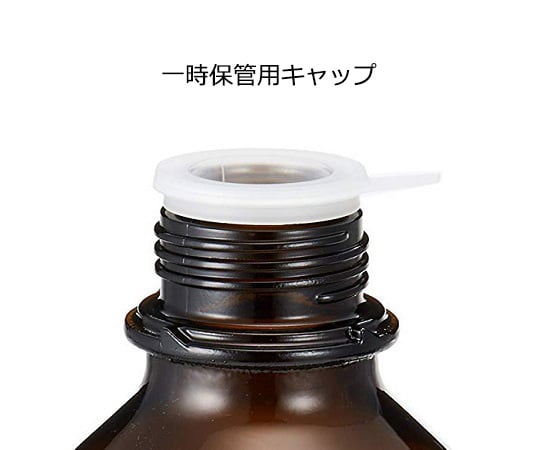 1-8232-01 茶褐色ガラスボトル（全体コーティングタイプ） GL-32 角形 100mL 1671506