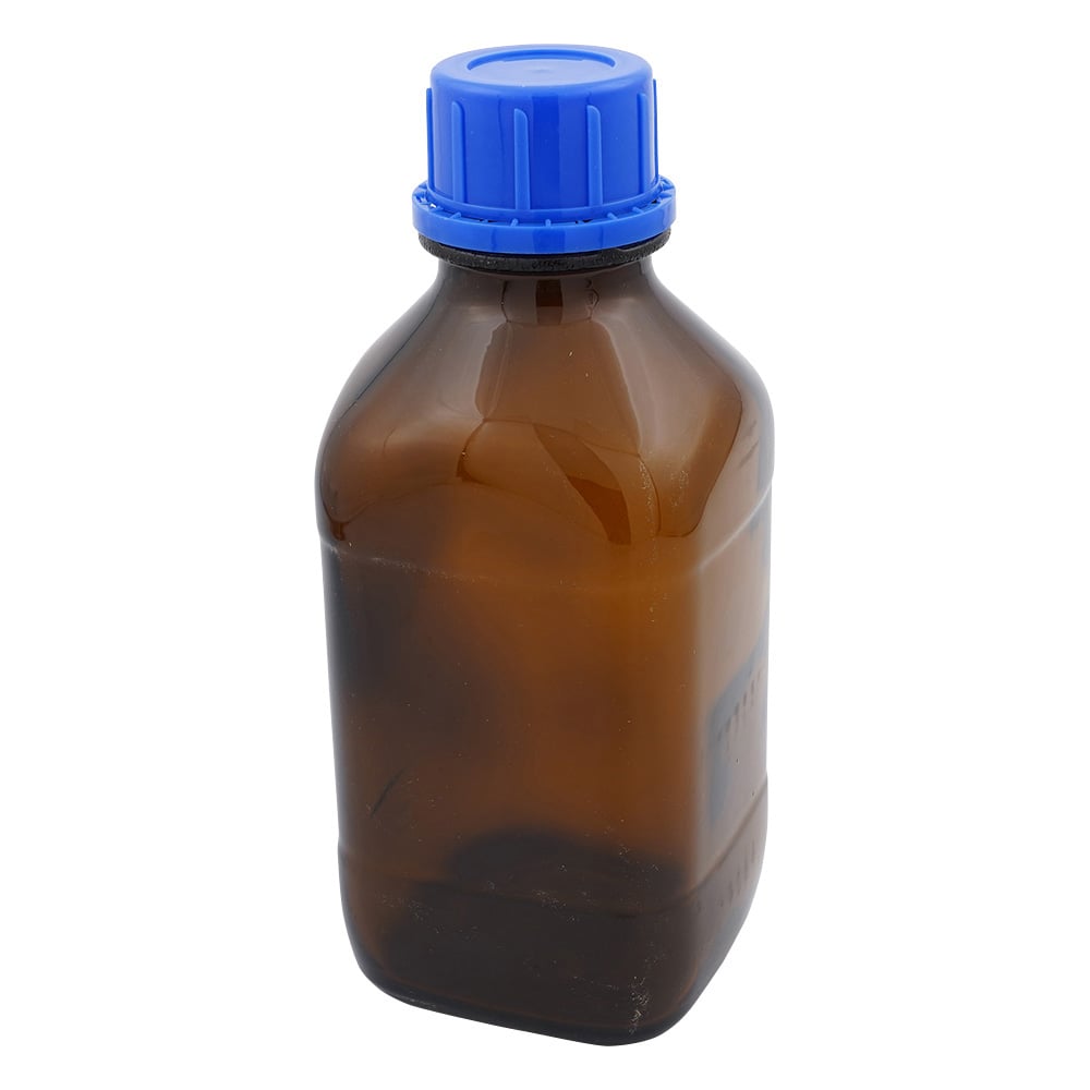 1-8232-03 茶褐色ガラスボトル（全体コーティングタイプ） GL-32 角形 