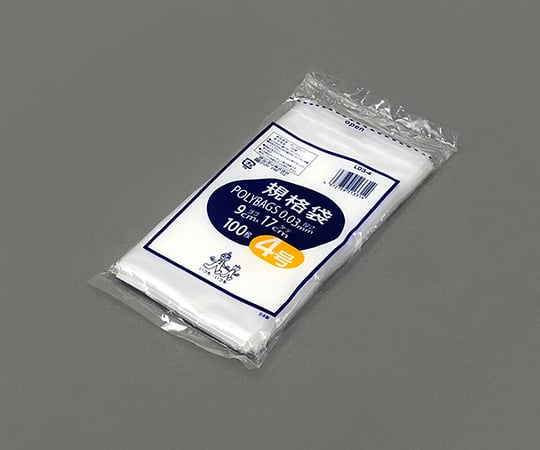 アズワン1-8279-04ポリバック規格袋（0.03mm）90×170mmＬ０３－４１００枚【1袋(100枚入)】(as1-1-8279-04)