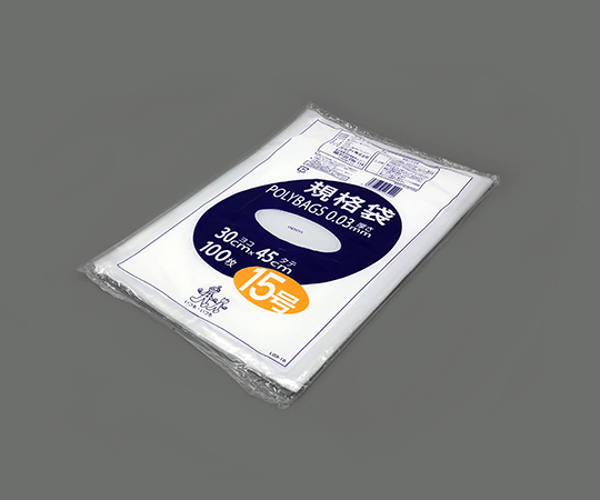 アズワン1-8279-15ポリバック規格袋(0.03mm)300×450mmL03-15100枚【1袋(100枚入)】(as1-1-8279-15)