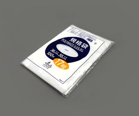 アズワン1-8279-17ポリバック規格袋（0.03mm）360×500mmＬ０３－１７１００枚【1袋(100枚入)】(as1-1-8279-17)