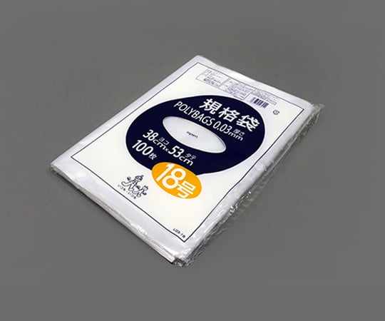 アズワン1-8279-18ポリバック規格袋（0.03mm）380×530mmＬ０３－１８１００枚【1袋(100枚入)】(as1-1-8279-18)