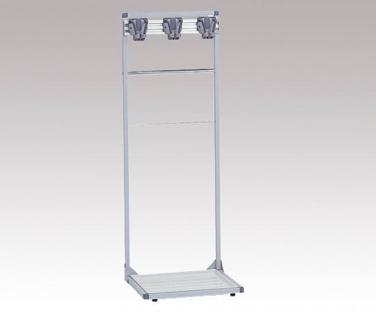 【組立】テラモト1-8358-11コンパクトハンガー３本掛【1台】(as1-1-8358-11)