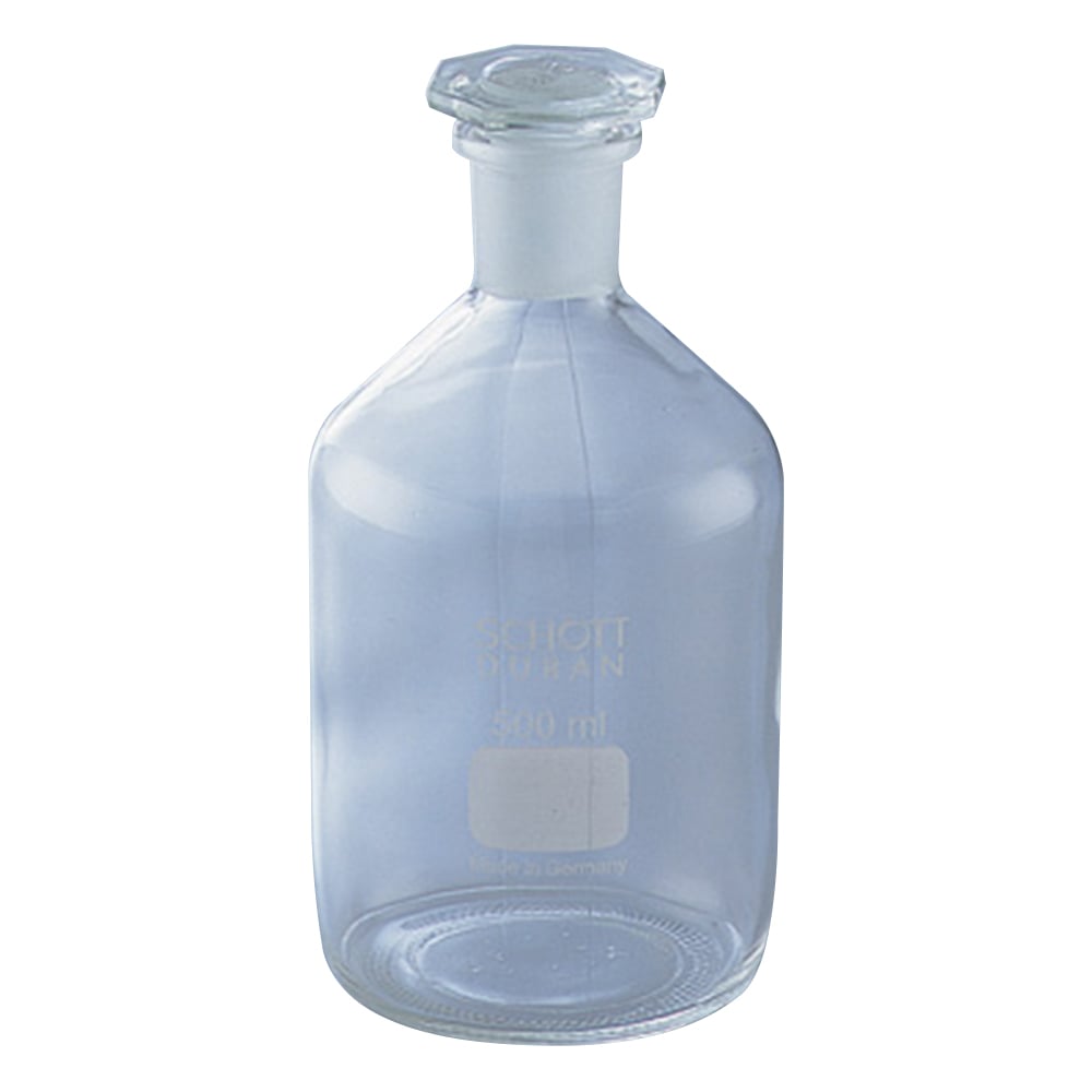試薬瓶(栓付き)(デュラン(R)) 白 5000mL 211657302 1-8400-08 - 5