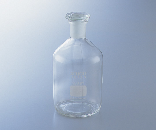 1-8400-04 試薬瓶（栓付き）（デュラン(R)） 白 250mL 211653609
