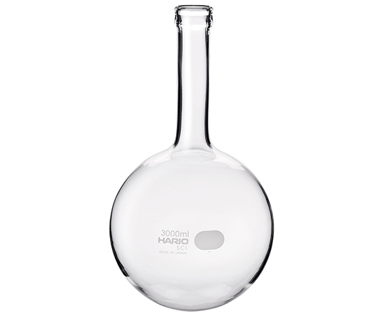 柴田科学1-8413-08丸底フラスコ010500-30001A3000mL【1個】(as1-1-8413-08)