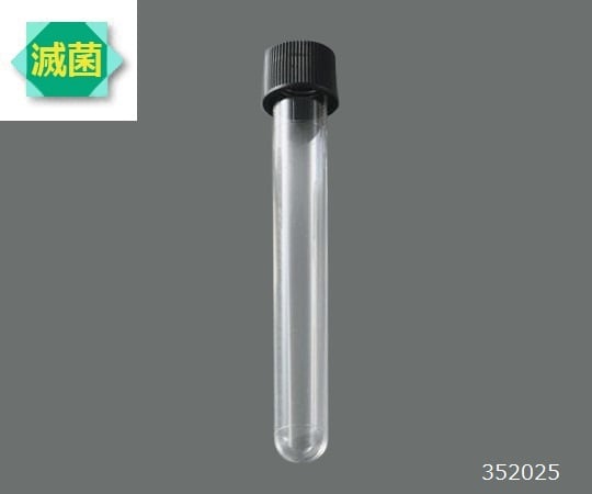 コーニング1-8428-17ラウンド(丸底)チューブPS16mLスクリューキャップ付き【1箱(1000本入)】(as1-1-8428-17)