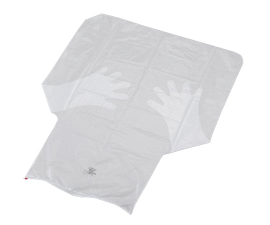 アズワン1-845-02グローブバッグ（スライドチャック式）９４０×９４０×６４０ｍｍ【1枚】(as1-1-845-02)