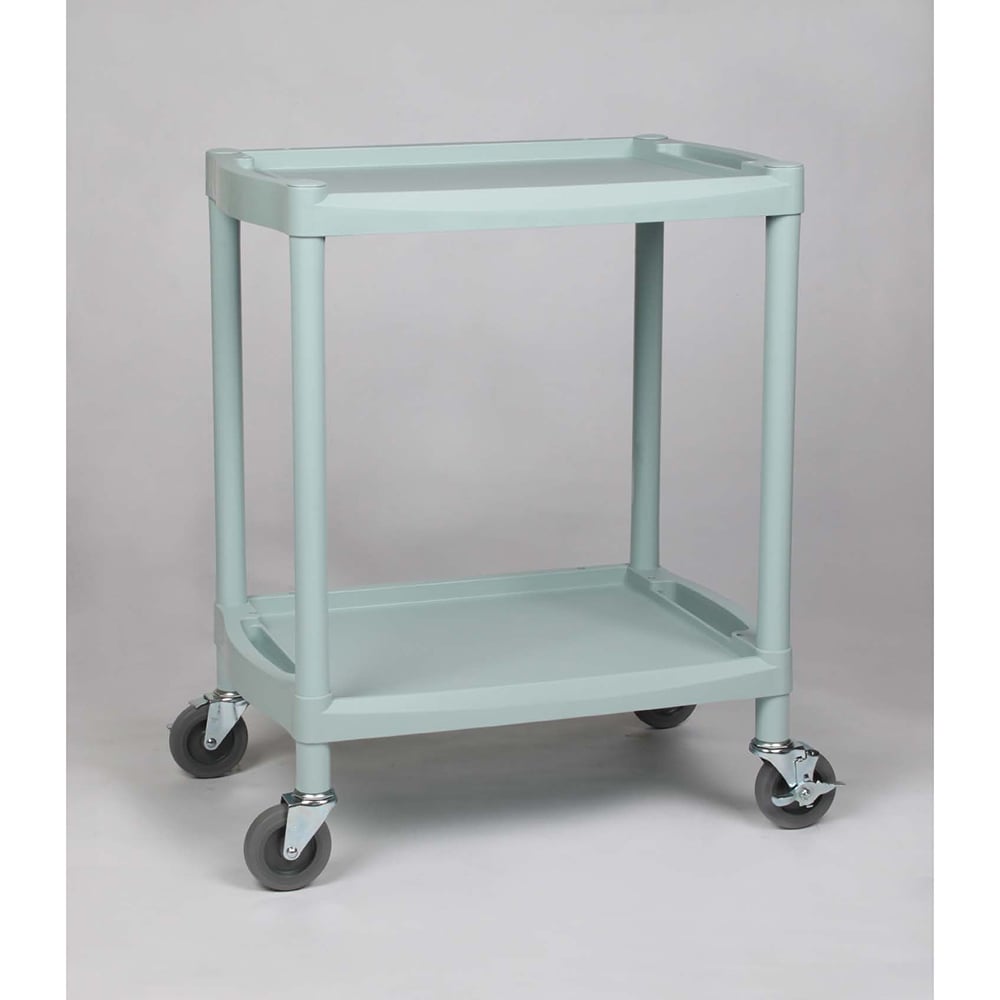 【組立】アズワン1-8544-12プラスチックワゴン６５５×４５５×８２０棚２段【1台】(as1-1-8544-12)