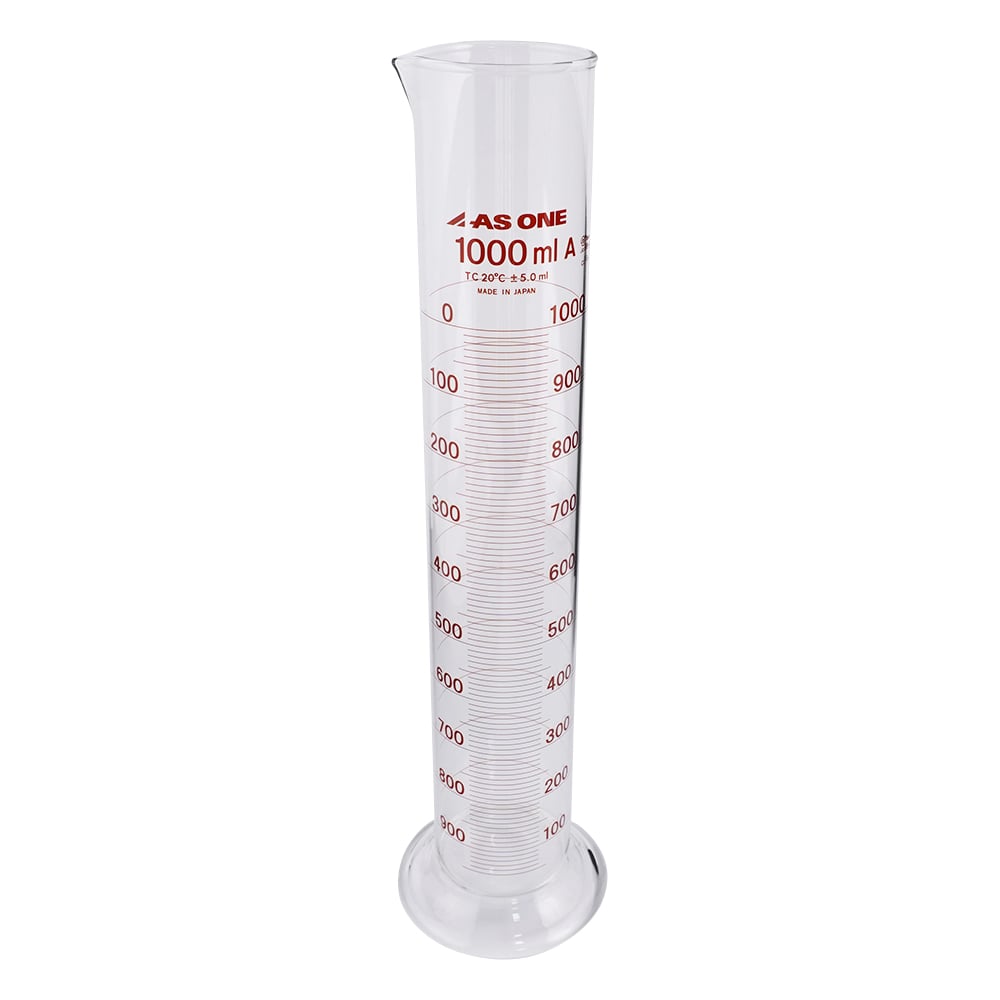 メスシリンダー 1000mL 校正証明書付