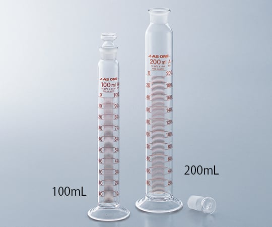 【校正対応】アズワン1-8563-02有栓メスシリンダー１０ｍL【1個】(as1-1-8563-02)