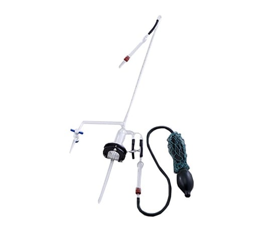 平面自動ビュレット　PTFEコック付　青筋（本体のみ）　50mL