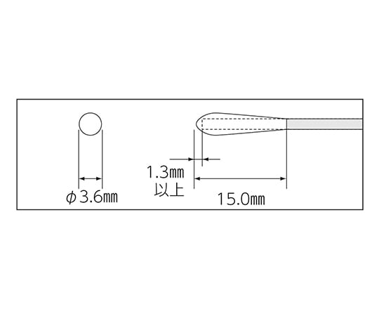 ［取扱停止］アズピュア工業用綿棒　AP-1