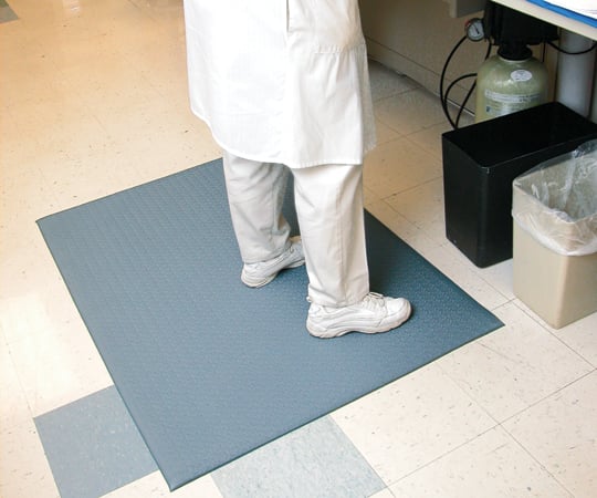 ルドロー1-8629-02疲労軽減マット(コンフォートキング(TM)アンチミクロバイアル)CKAM35GY【1枚】(as1-1-8629-02)