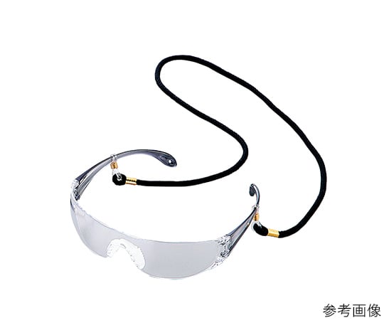 アズワン1-8632-11ＪＩＳ軽量保護メガネストラップ付ＬＦ－１０１ブルー【1個】(as1-1-8632-11)