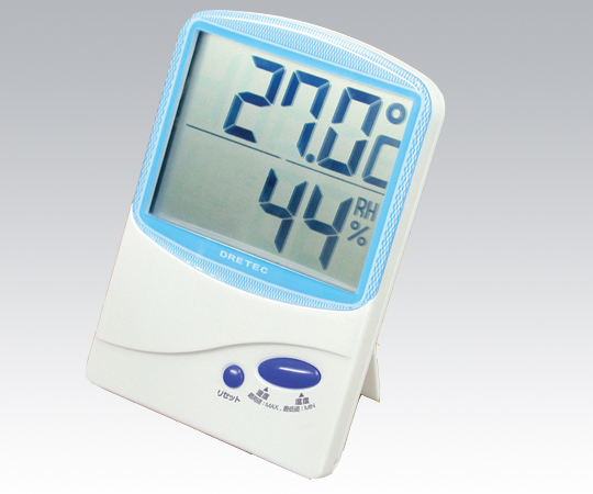 1-8672-03 デジタル温湿度計 O-206BL