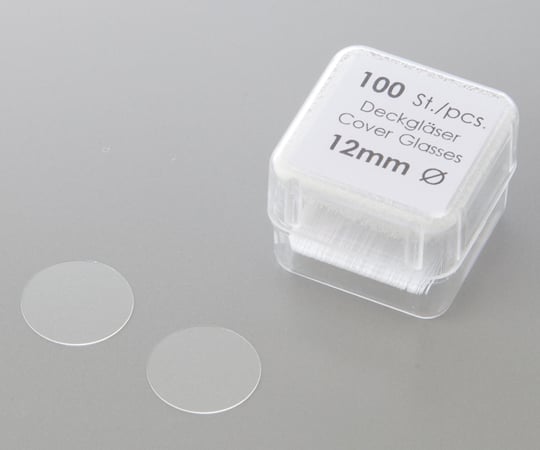 アズワン1-878-05丸型カバーグラスＮｏ．０１１１６５０φ２５ｍｍ１００枚×１０箱入【1箱(100枚×10箱入)】(as1-1-878-05)