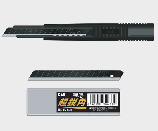 1-8834-01 カッターナイフ １３０ｍｍ 超鋭角刃 SC-010
