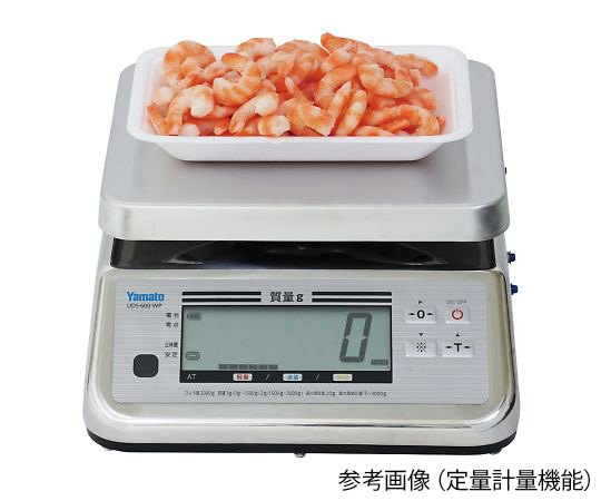 1-8847-12 防水型デジタル上皿はかり 検定付き 6kg UDS-600-WPK-6