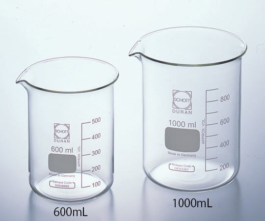 SCHOTT/DURAN1-8848-04ビーカー６００mL【1個】(as1-1-8848-04)