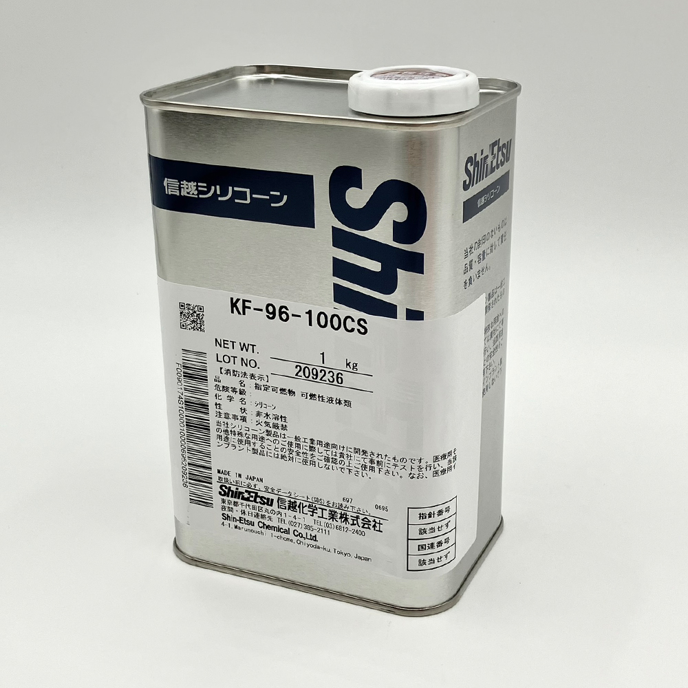 贅沢屋の 信越 シリコーンオイル 耐熱用 100CS 1kg KF968-100CS-1 1缶