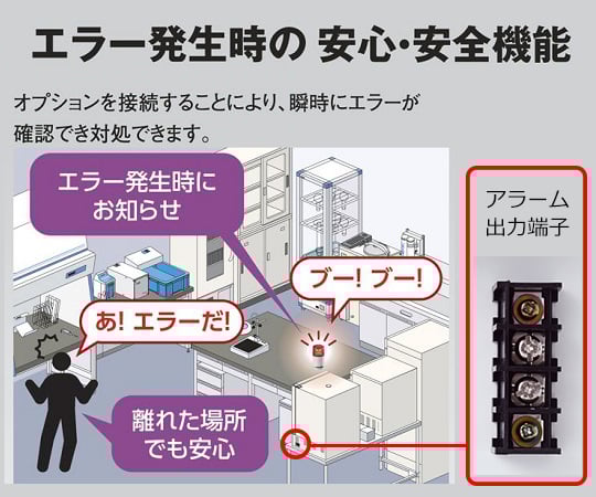 1-9004-41 定温乾燥器（自然対流方式） スチールタイプ・窓付き