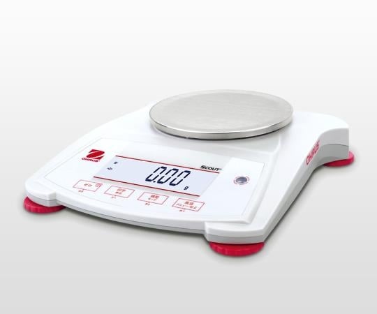 ポータブル電子天秤 φ120mm 220g 英語版校正証明書付
