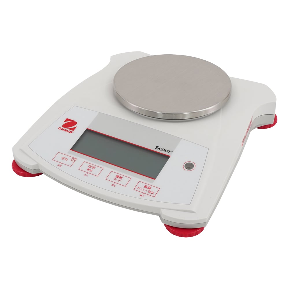 ポータブル電子天秤 φ120mm 420g 英語版校正証明書付