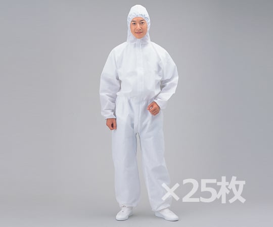 アズワン1-9355-52アズセーフＳＭＳつなぎ服Ｌ２５枚入【1箱(25枚入)】(as1-1-9355-52)