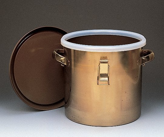 フロンケミカル1-9492-05フッ素樹脂(PFA)コーティング密閉タンク25L【1個】(as1-1-9492-05)