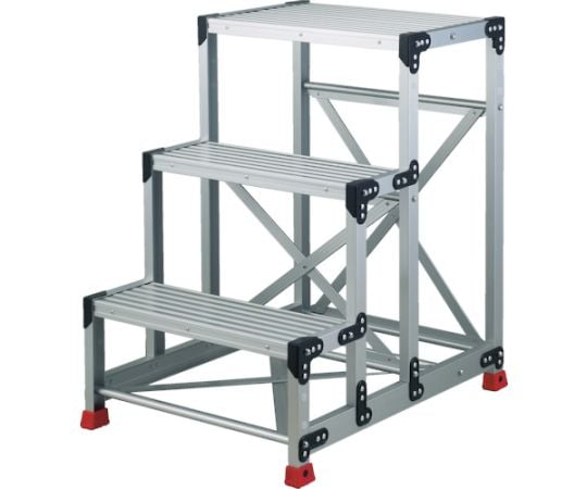 【組立】トラスコ中山1-9523-03踏台（アルミ合金製）ＴＳＦ－３６９３段【1台】(as1-1-9523-03)