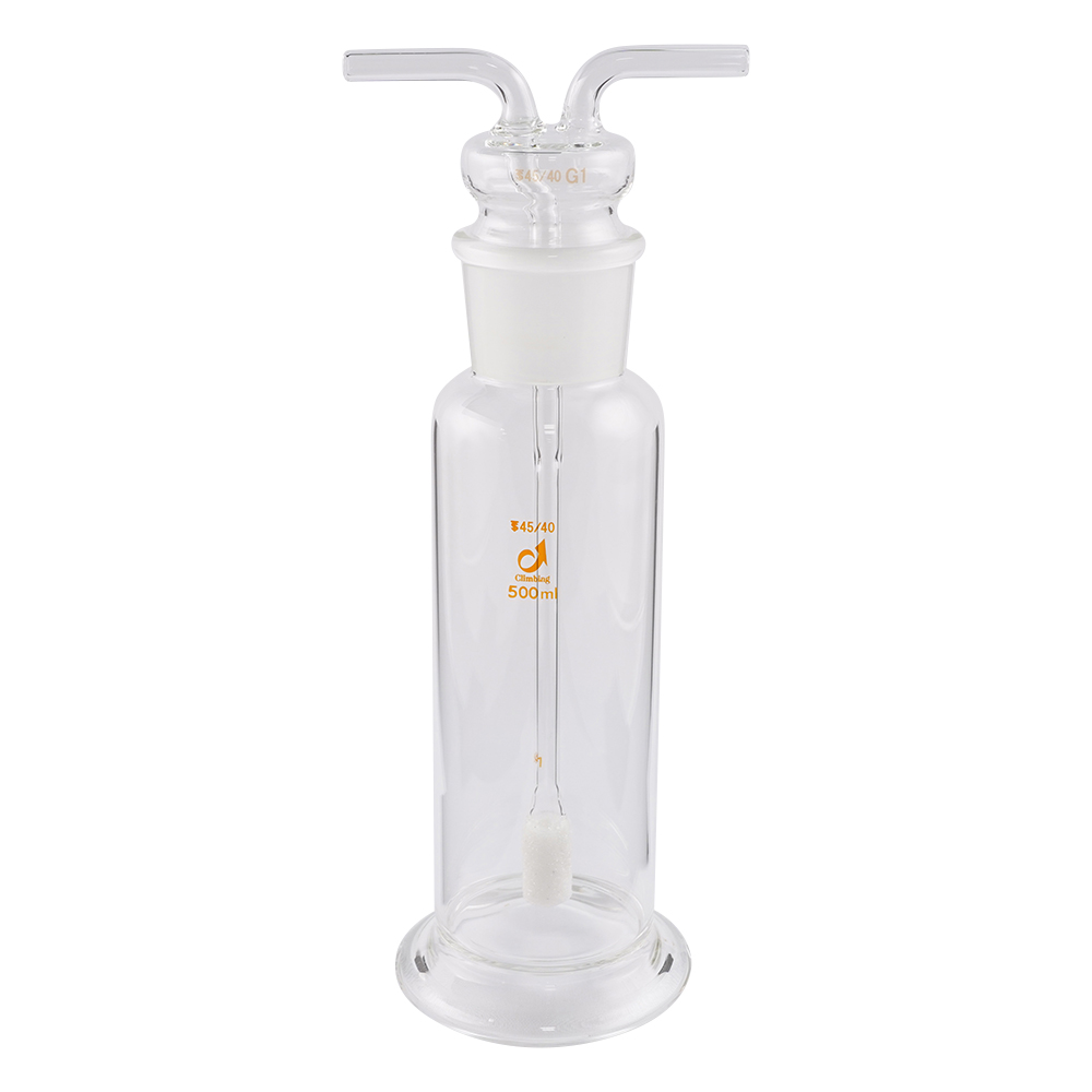クライミング ガス洗浄瓶(ムインケ式) 125mL  1-9544-01 - 2
